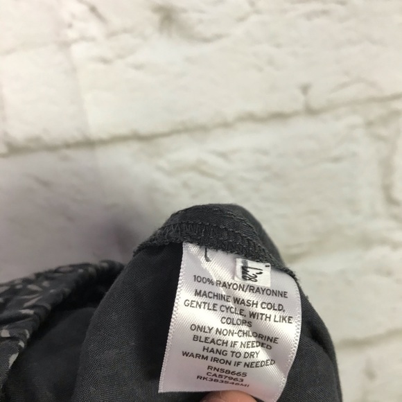 Susina Gray Dainty Floral Rayon Sleep Lounge Pants - Picture 6 of 7